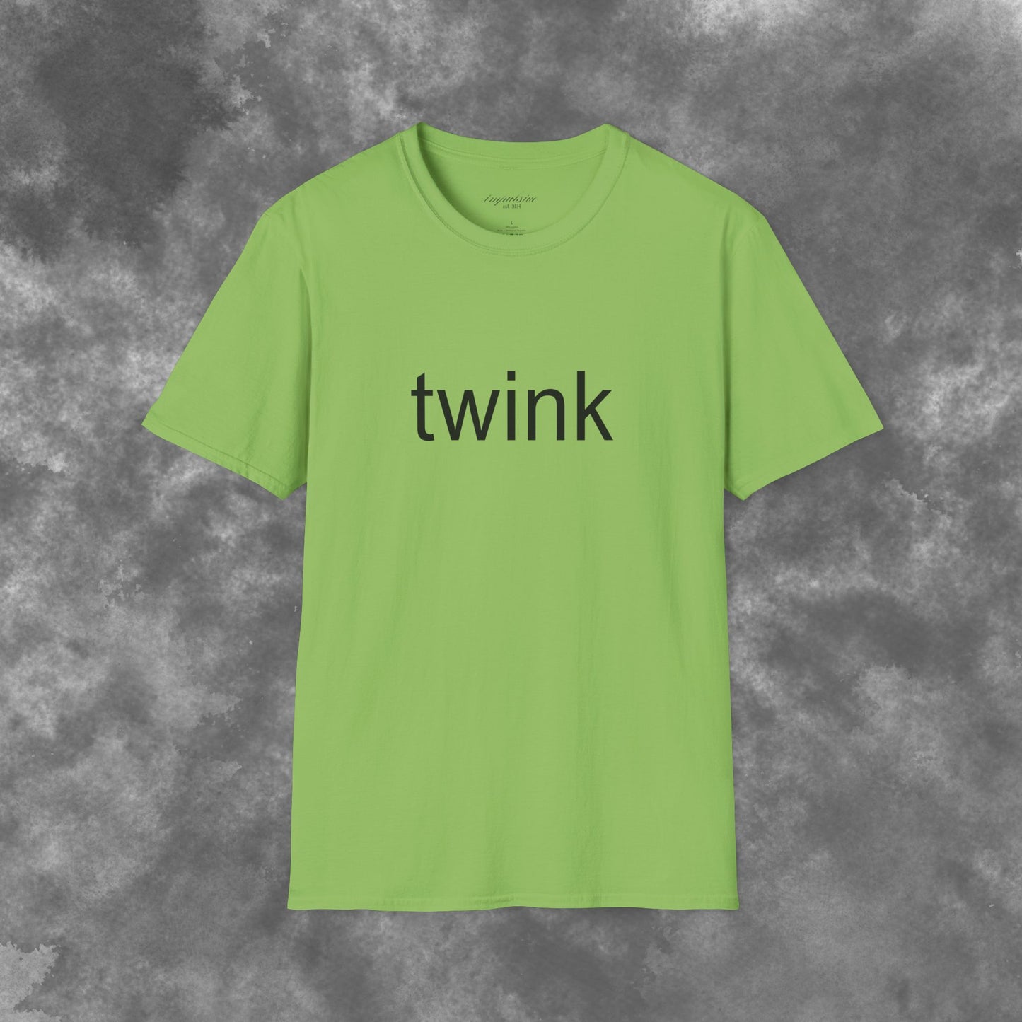 Twink Brat CharlieXCX Themed Lime Neon Green Graphic Tee House Music Tee Electronic Music Merch