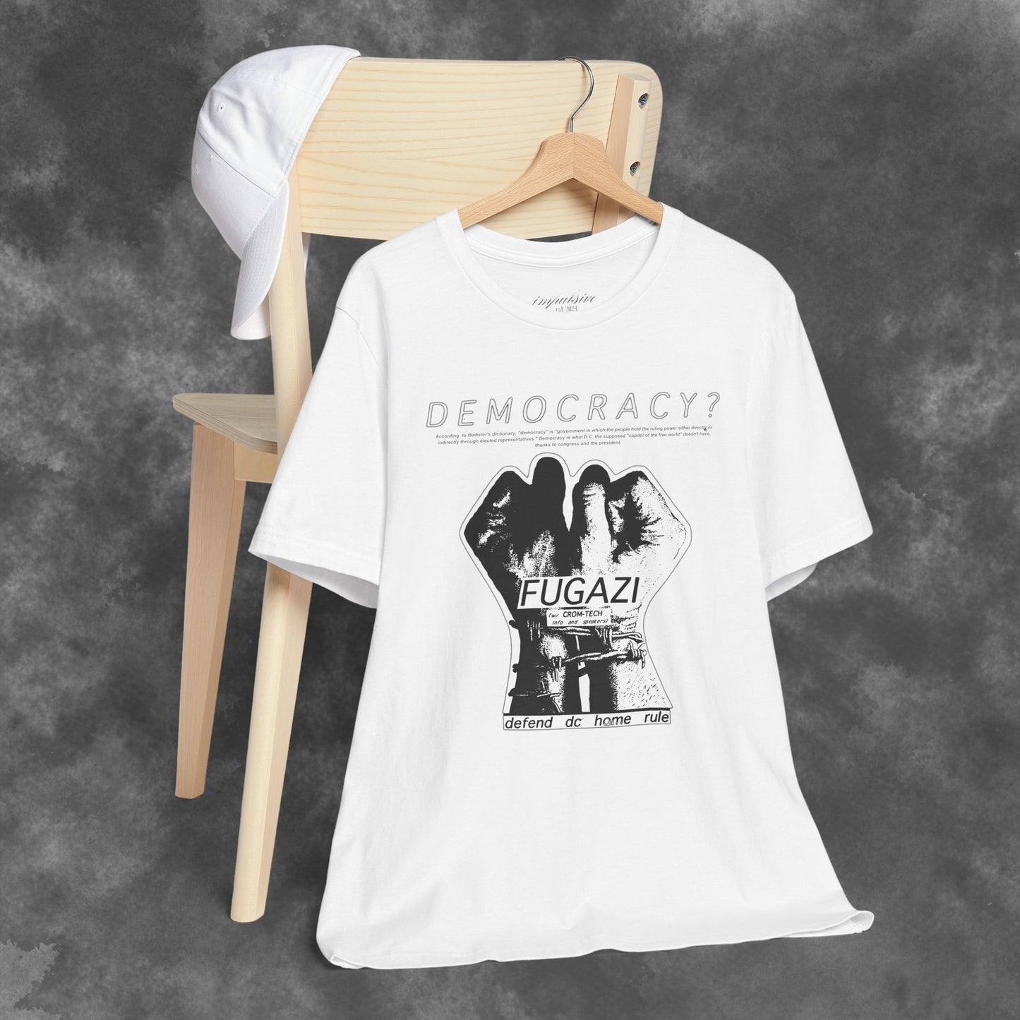 Fugazi Democracy? - Vintage Punk Rock T-Shirt Unisex Jersey Short Sleeve Tee