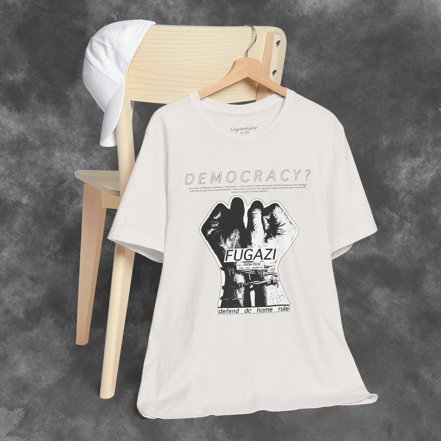 Fugazi Democracy? - Vintage Punk Rock T-Shirt Unisex Jersey Short Sleeve Tee