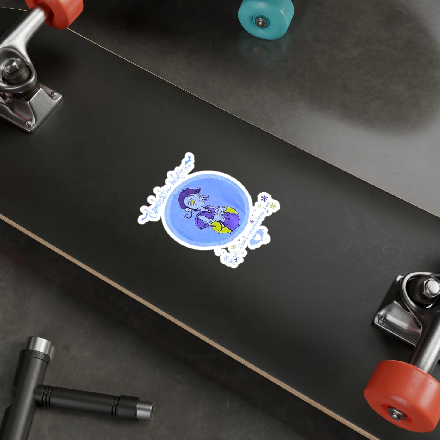Girls Love Monsters Too: Clandestine Industries Vintage-Inspired Vinyl Sticker