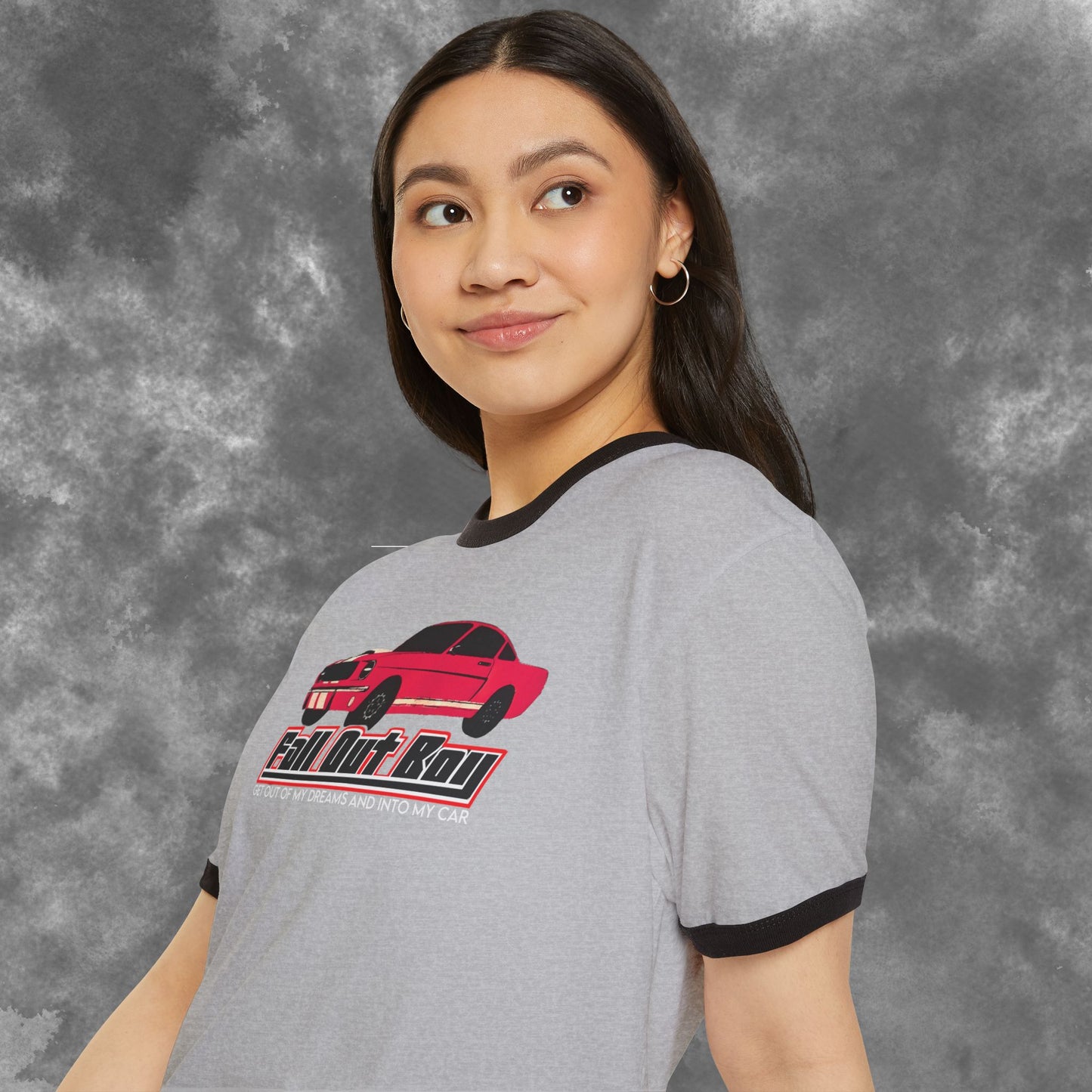 Get Out of My Dreams and Into My Car Fall Out Boy Vintage Inspired Ringer Tshirt