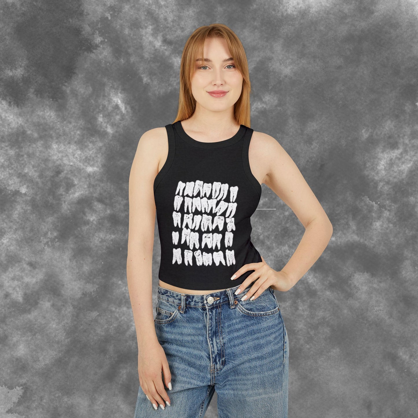 With Teeth | Women's Micro Rib Racer Tank Top