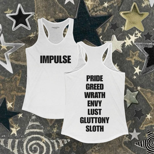 Eight Deadly Sins Racerback Tank | Alternative Women's Tank Top