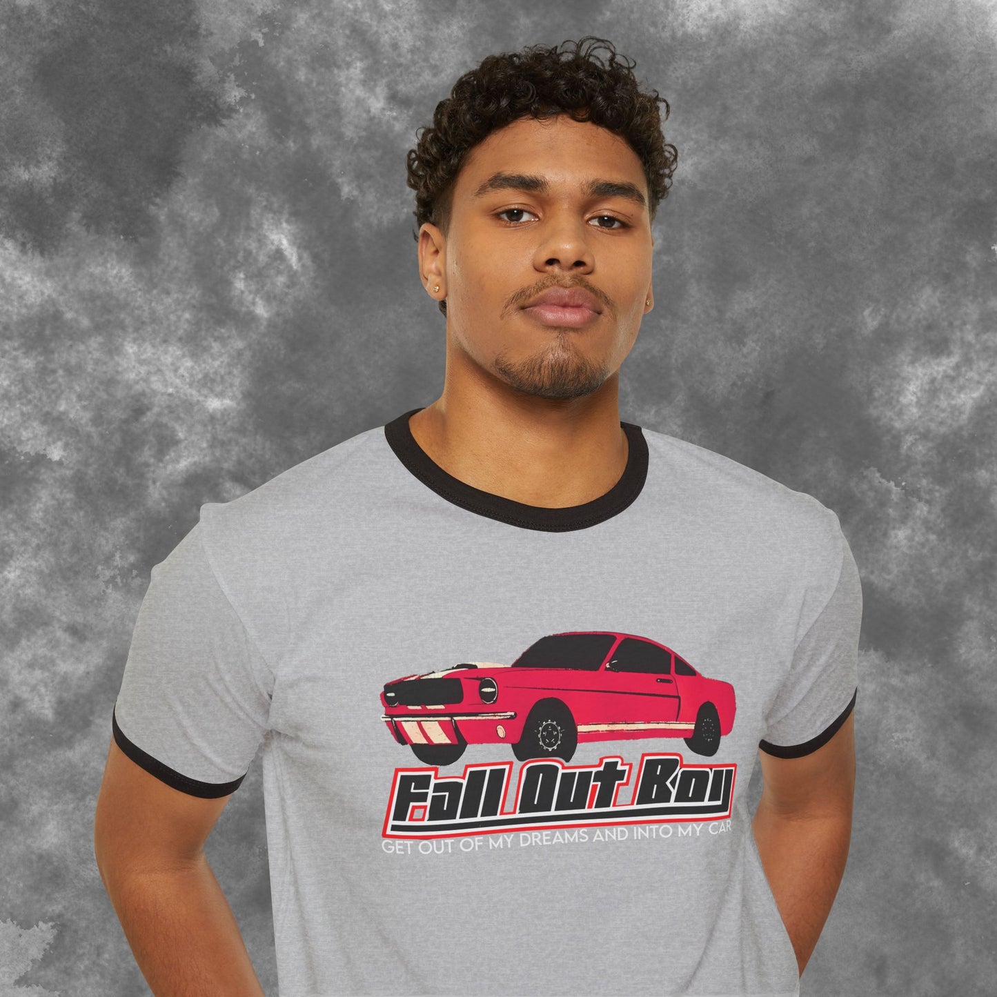 Get Out of My Dreams and Into My Car Fall Out Boy Vintage Inspired Ringer Tshirt