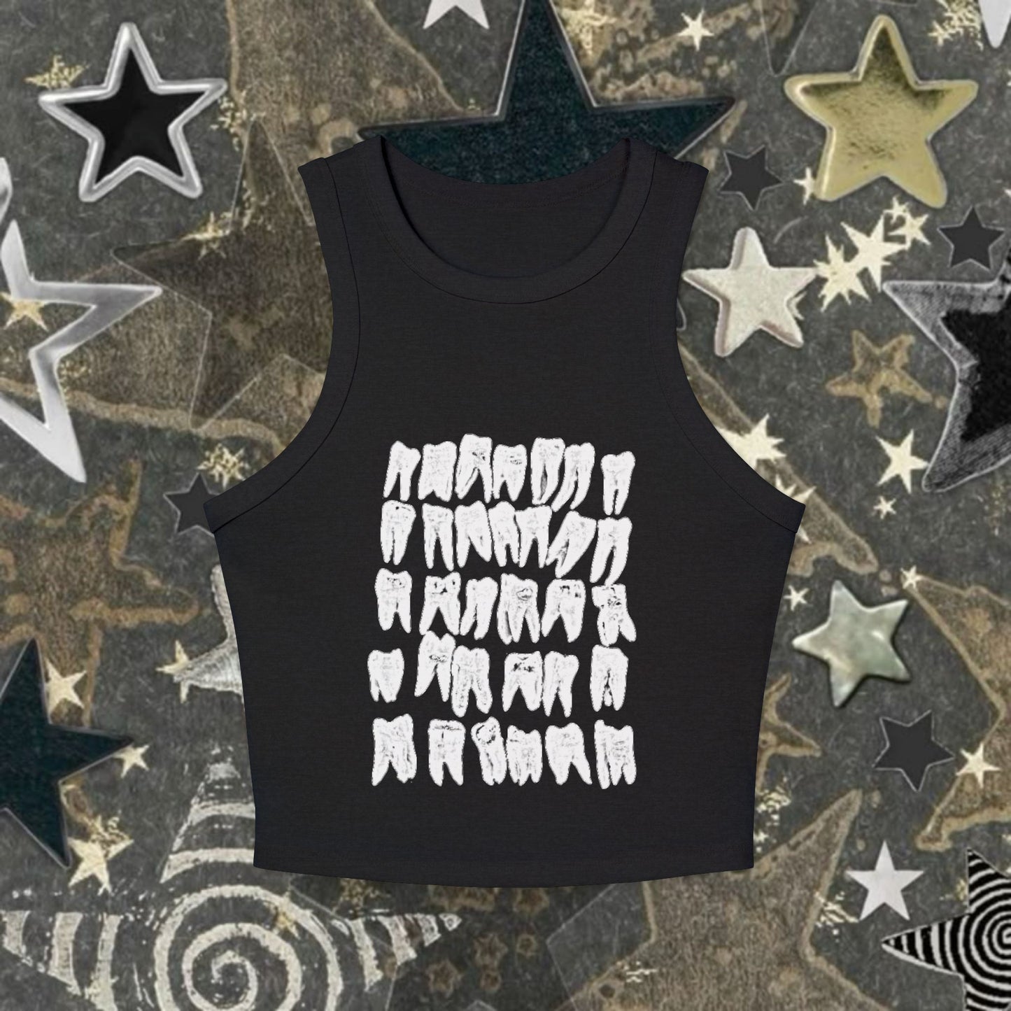 With Teeth | Women's Micro Rib Racer Tank Top