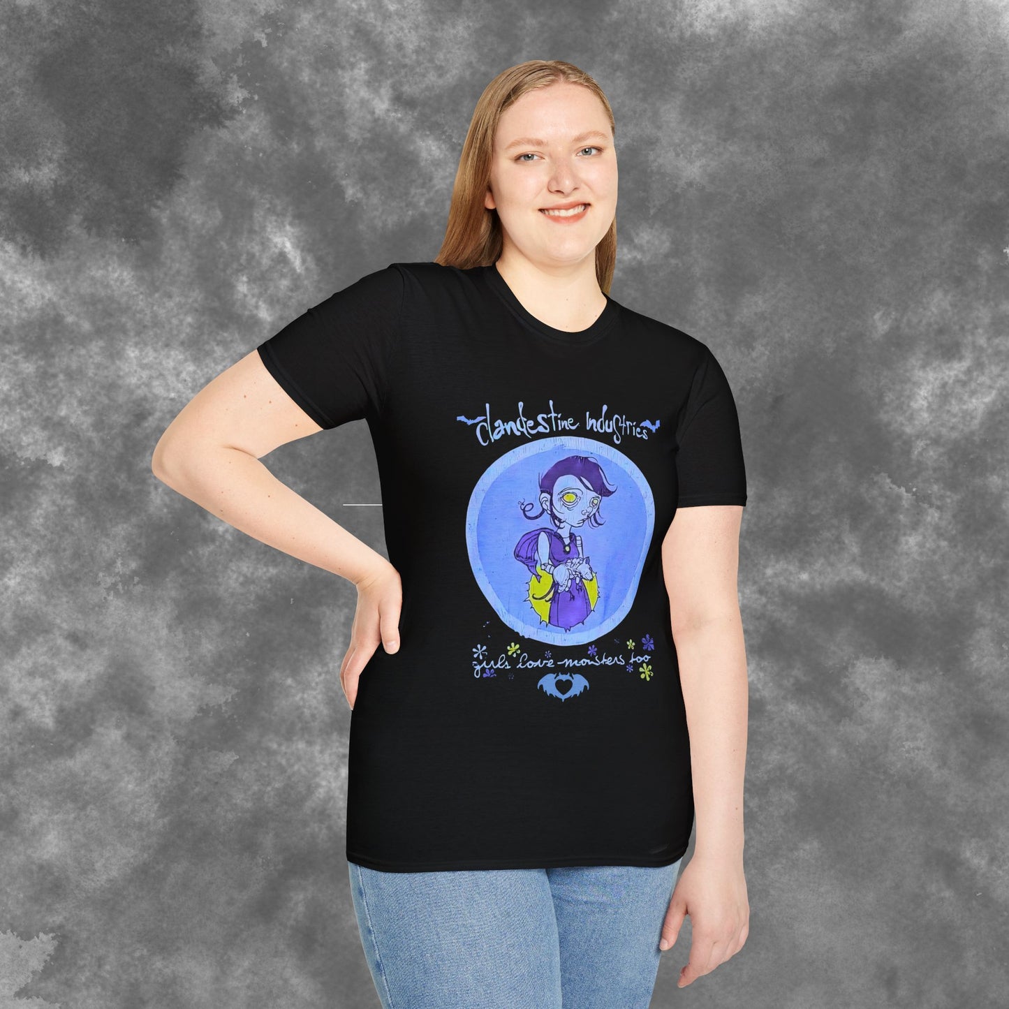 Girls Love Monsters Too: Clandestine Industries Vintage-Inspired T-Shirt